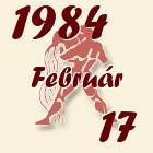 Vízöntő, 1984. Február 17