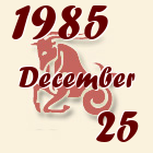 Bak, 1985. December 25