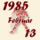 Vízöntő, 1985. Február 13