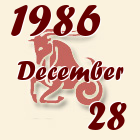 Bak, 1986. December 28