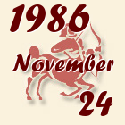 Nyilas, 1986. November 24