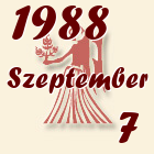 Szűz, 1988. Szeptember 7