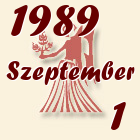 Szűz, 1989. Szeptember 1