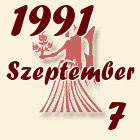 Szűz, 1991. Szeptember 7