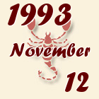 Skorpió, 1993. November 12