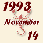 Skorpió, 1993. November 14