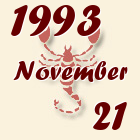 Skorpió, 1993. November 21
