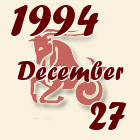 Bak, 1994. December 27
