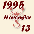 Skorpió, 1995. November 13