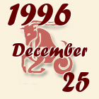 Bak, 1996. December 25
