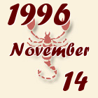 Skorpió, 1996. November 14