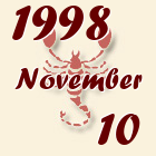 Skorpió, 1998. November 10