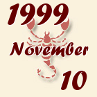 Skorpió, 1999. November 10