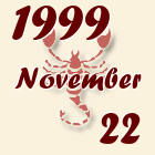 Skorpió, 1999. November 22