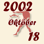 Mérleg, 2002. Október 18