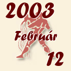 Vízöntő, 2003. Február 12