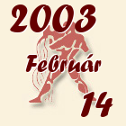 Vízöntő, 2003. Február 14
