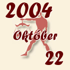 Mérleg, 2004. Október 22