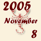 Skorpió, 2005. November 8