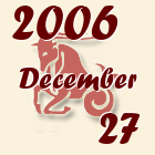 Bak, 2006. December 27