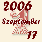 Szűz, 2006. Szeptember 17