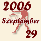 Mérleg, 2006. Szeptember 29