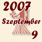 Szűz, 2007. Szeptember 9