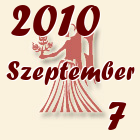 Szűz, 2010. Szeptember 7