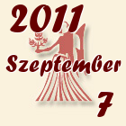 Szűz, 2011. Szeptember 7