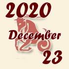Bak, 2020. December 23