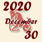 Bak, 2020. December 30