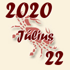 Rák, 2020. Július 22