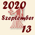 Szűz, 2020. Szeptember 13