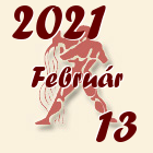 Vízöntő, 2021. Február 13