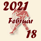Vízöntő, 2021. Február 18