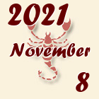Skorpió, 2021. November 8