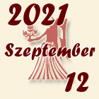 Szűz, 2021. Szeptember 12