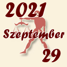 Mérleg, 2021. Szeptember 29