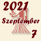Szűz, 2021. Szeptember 7