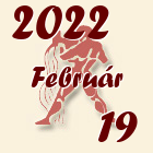 Vízöntő, 2022. Február 19