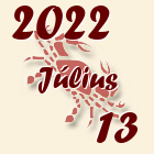 Rák, 2022. Július 13