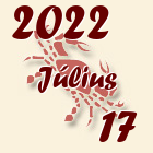 Rák, 2022. Július 17