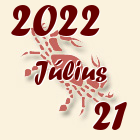 Rák, 2022. Július 21