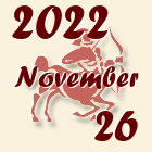 Nyilas, 2022. November 26