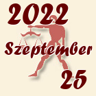 Mérleg, 2022. Szeptember 25