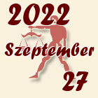 Mérleg, 2022. Szeptember 27