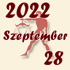 Mérleg, 2022. Szeptember 28