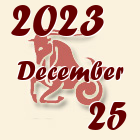Bak, 2023. December 25