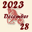 Bak, 2023. December 28