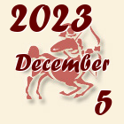Nyilas, 2023. December 5